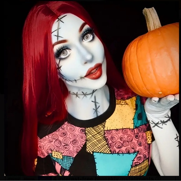 Sally nightmare before Christmas cosplay wig - Picture 2 of 5